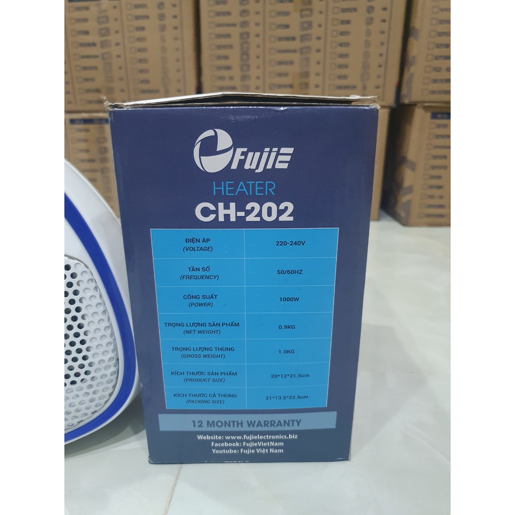 Quạt sưởi gốm Ceramic Mini FujiE CH-202