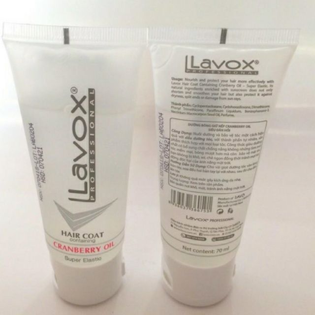 Tinh dầu bóng tóc Lavox (típ trắng)
