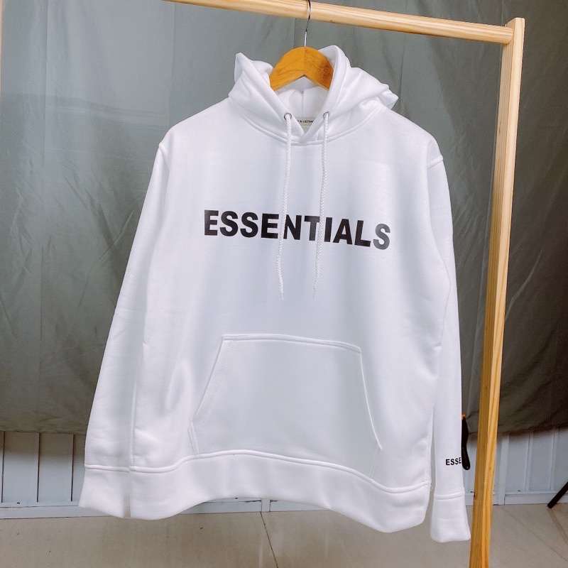 Áo Hoodie Essentials Nam Nữ Form Rộng Khoác Nỉ Sweater Unisex Zip Nhiều Màu Nhiều Size.