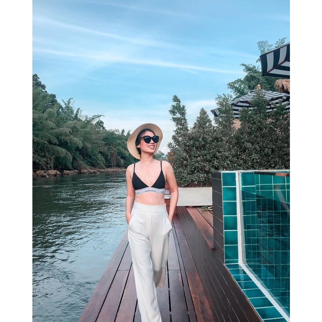 [Sẵn Hàng] Set đồ lót CK (Calvin Klein) cài lưng có mút | BigBuy360 - bigbuy360.vn