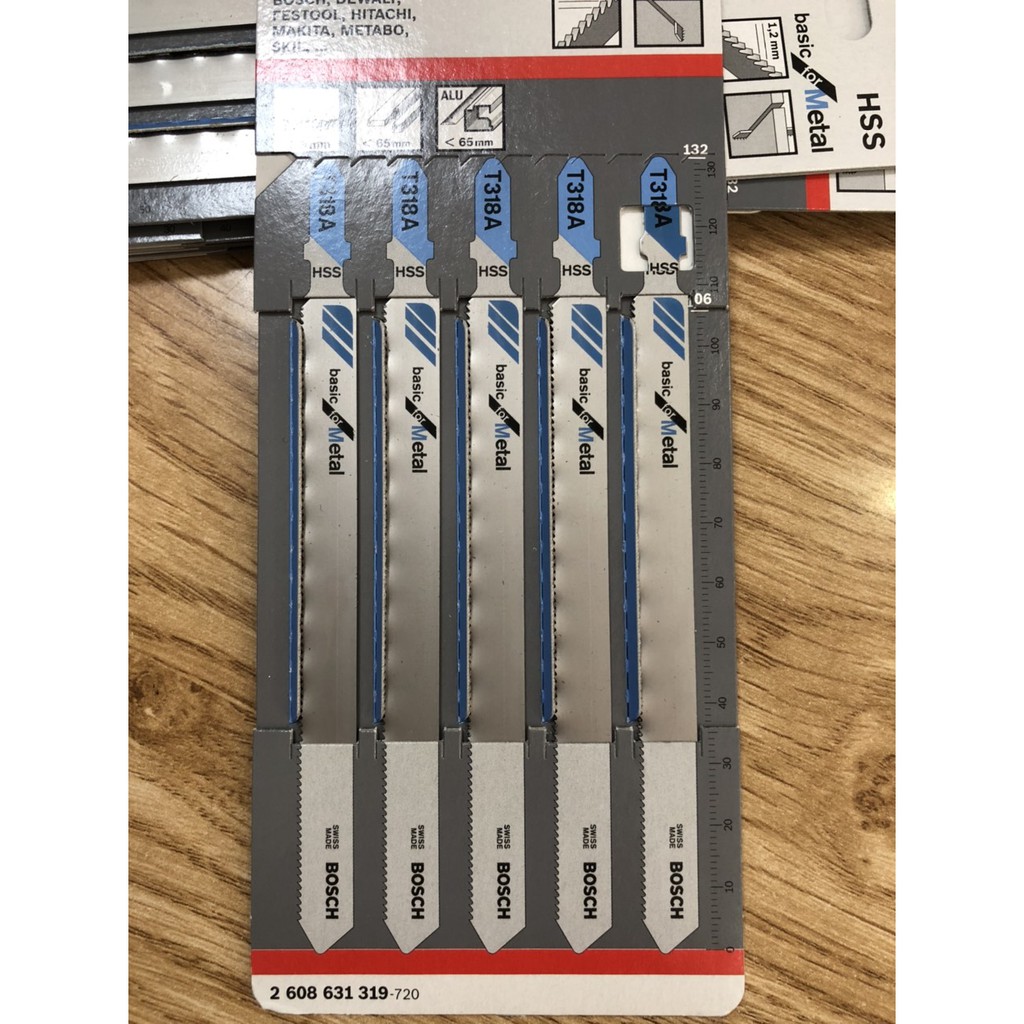 Lưỡi Cưa Lọng Cho Kim Loại Bosch T318A