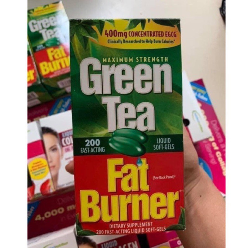 Viên uống giảm cân từ trà xanh Green Tea Fat Burner 200 viên của Mỹ