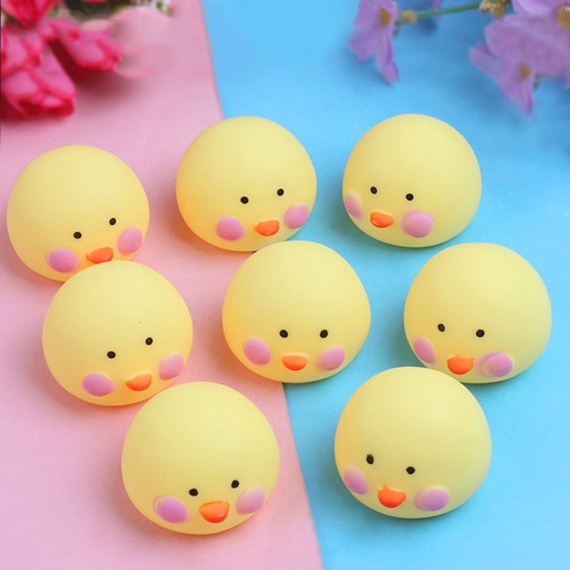 Đồ chơi hình con gà mềm có rãnh giảm căng thẳng cho trẻ em