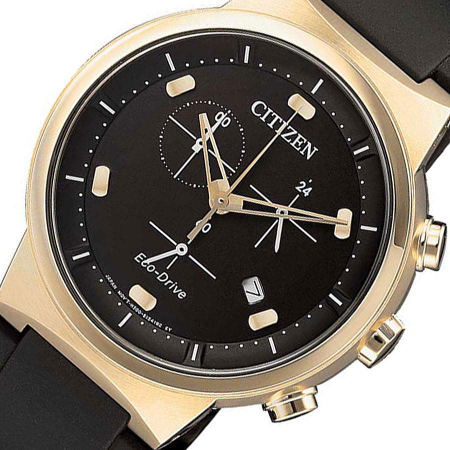 Đồng Hồ Nam Citizen Dây Cao Su AT2403-15E - Mặt Đen (Sapphire)