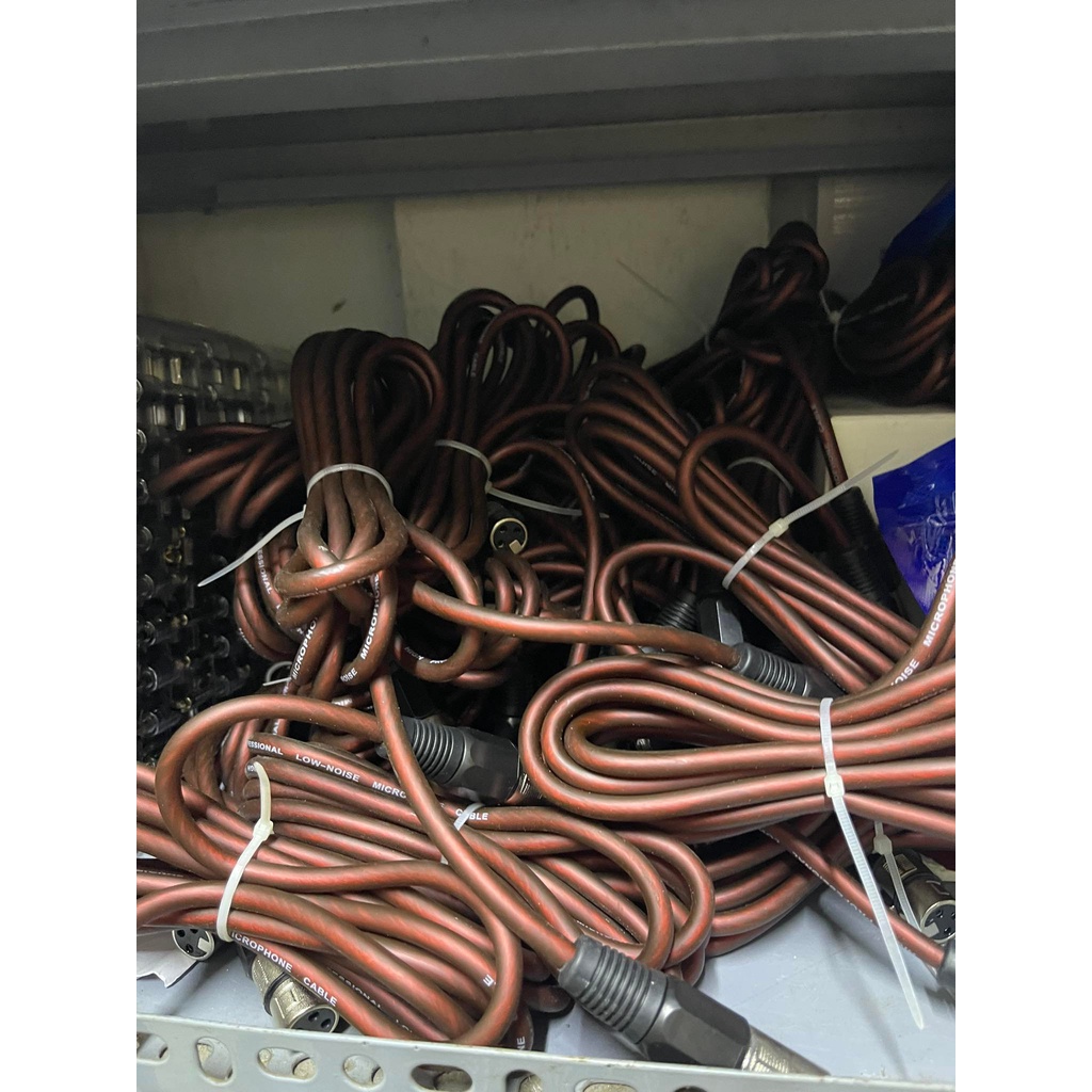 Dây micro cao cấp jack canon 2 đầu cho micro và sound card thu âm 3m