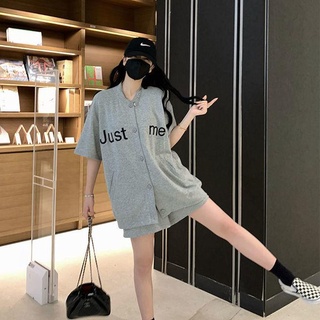 Set Đồ Thể Thao Ngắn Tay Form Rộng Phong Cách Hàn Quốc Dành Cho Nữ