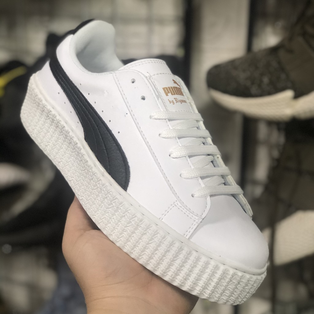 Giày Thể Thao Nam Nữ Đế Bệt PM ⚡️ Tặng Tất + Freeship ⚡️  Màu Trắng Vạch Đen, Vạch Phản Quang Siêu Đẹp Mã PM11 | BigBuy360 - bigbuy360.vn