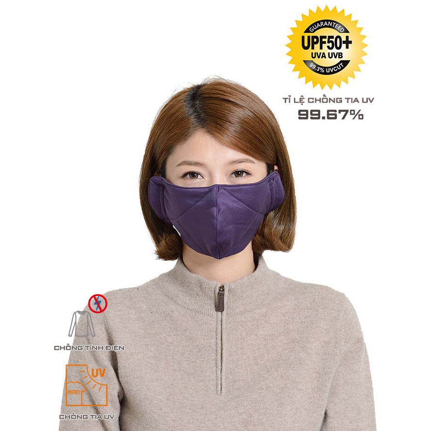 Khẩu trang chống tia UV hỗ trợ giữ ấm, chống tĩnh điện UV100 LC41670