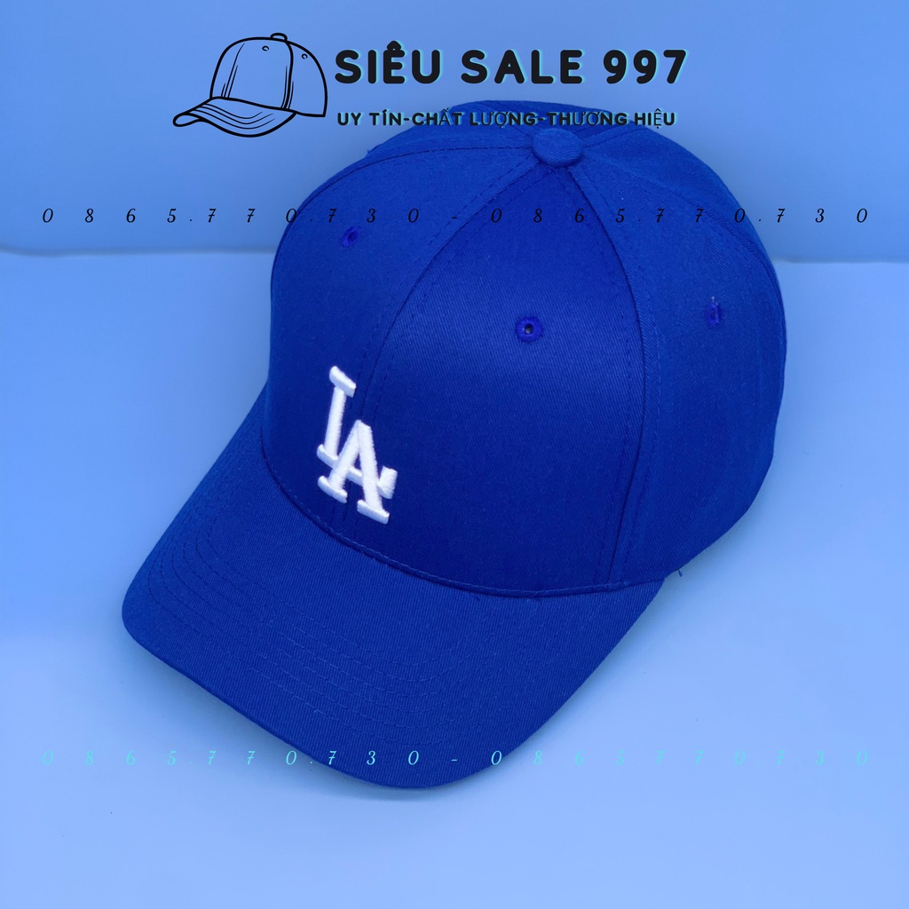 MŨ LƯỠI TRAI HOT TREND L-A CAO CẤP 4 MÀU FULL TEM MÁC M-LL-B VẢI DÀY LỚP UNISEX FORM ĐẸP NAM NỮ