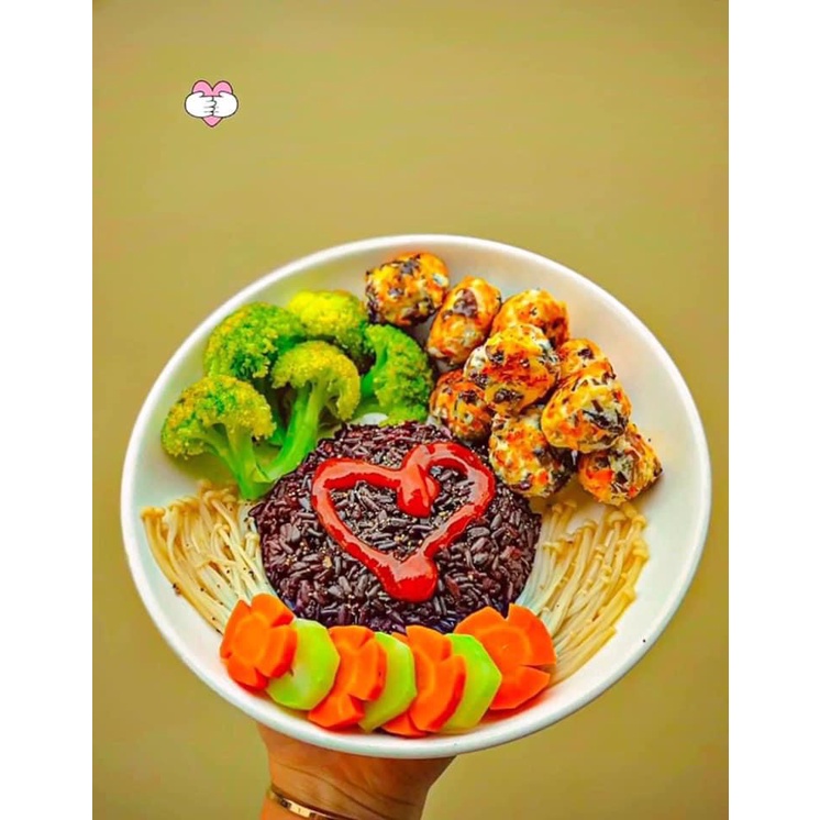 Mọc Ức Gà Nấm Hương Rau Củ 500gr