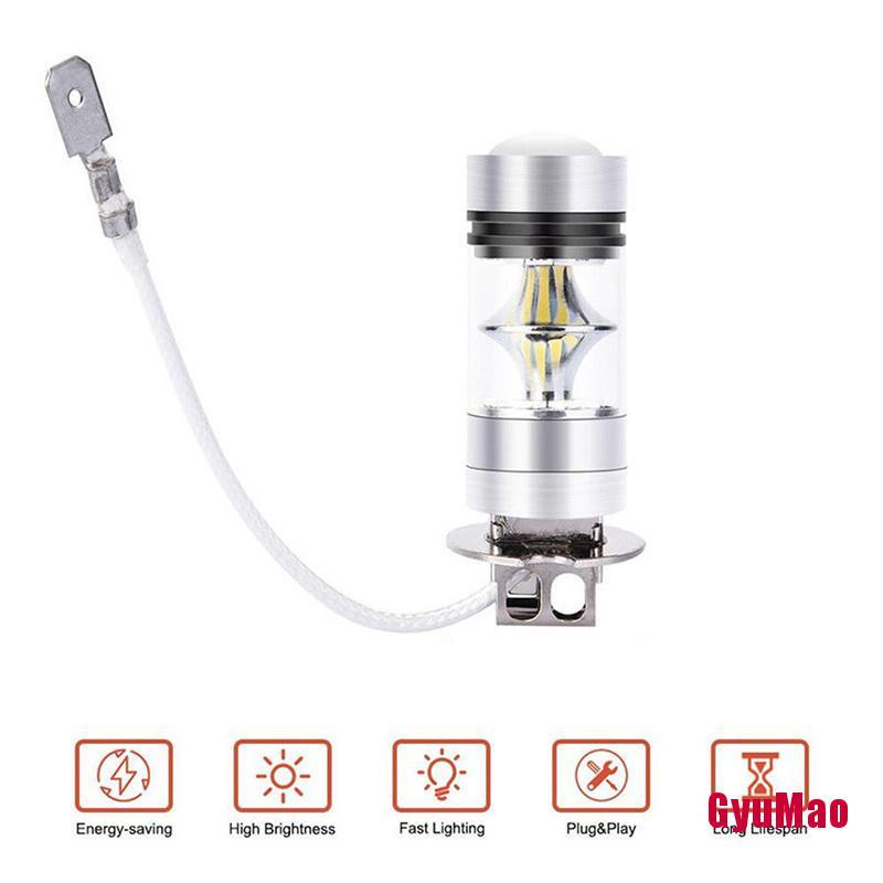 Đèn Pha LED Sương Mù rx1GUMO 100W H3 12/24V Chuyên Dụng Cho Xe Hơi