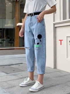 Quần bò bagy mich ki xanh TT12