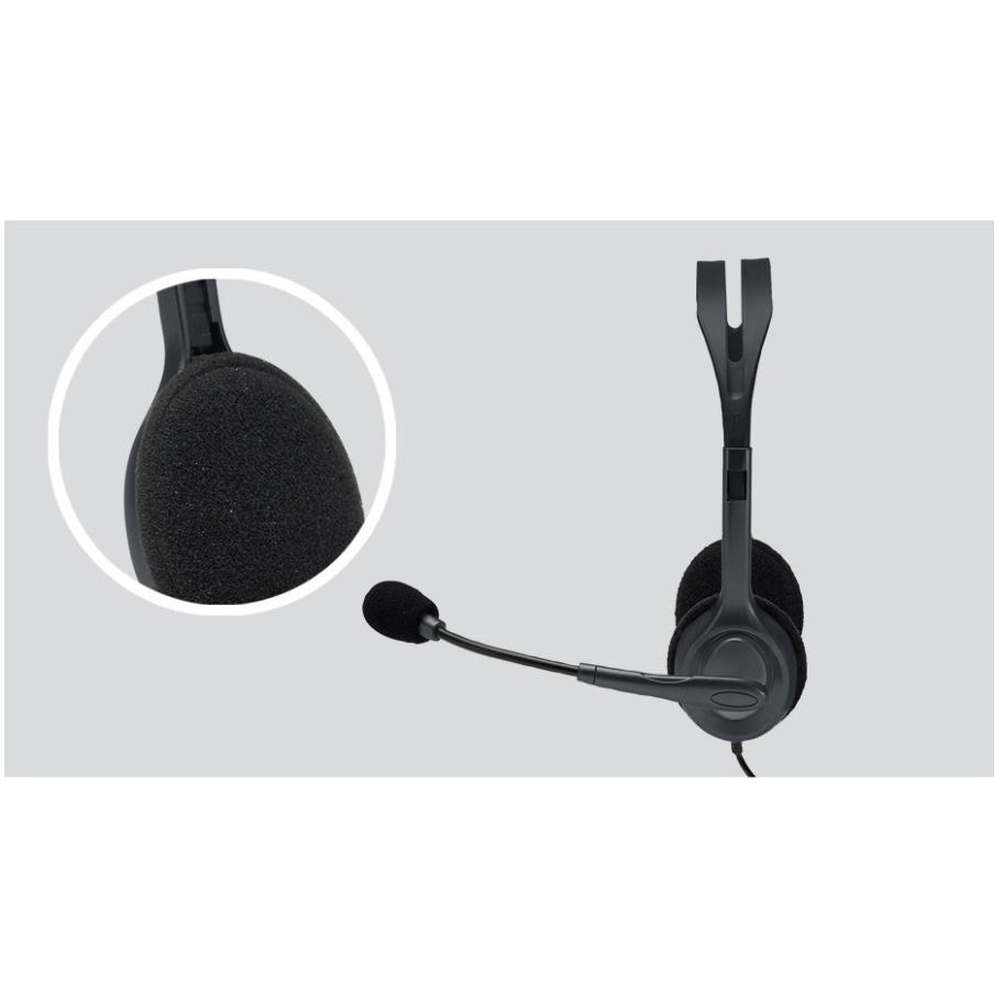 Tai nghe logitech H111 - 1 giắc - Chính hãng phân phối