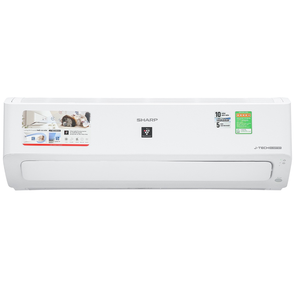 Máy lạnh Sharp Inverter 1.5 HP AH-XP13YMW Mới 2021 (GIÁ 10.390.000) - GIAO HÀNG MIỄN PHÍ  TP.HCM