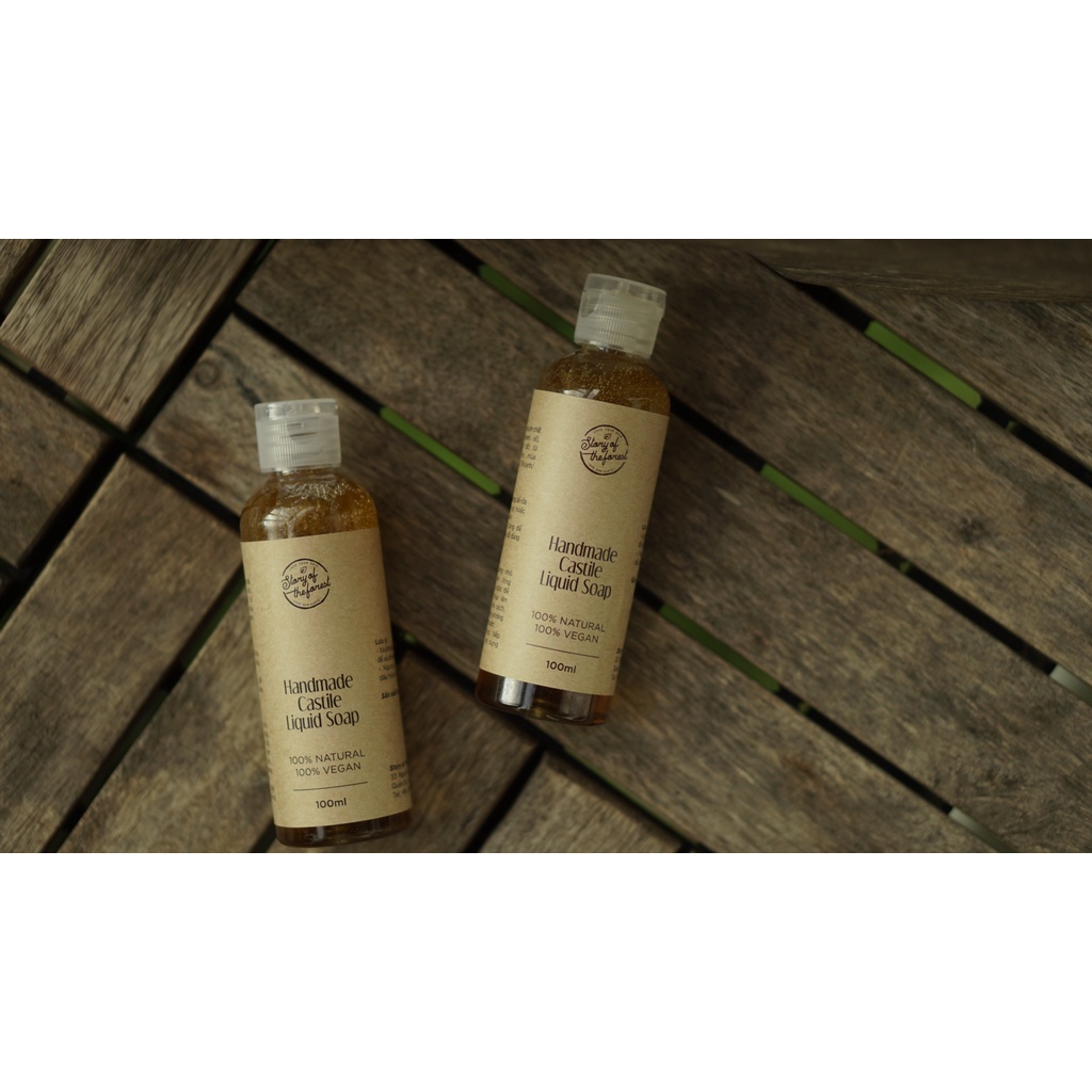 XÀ PHÒNG THUẦN TỰ NHIÊN DẠNG LỎNG 100ML