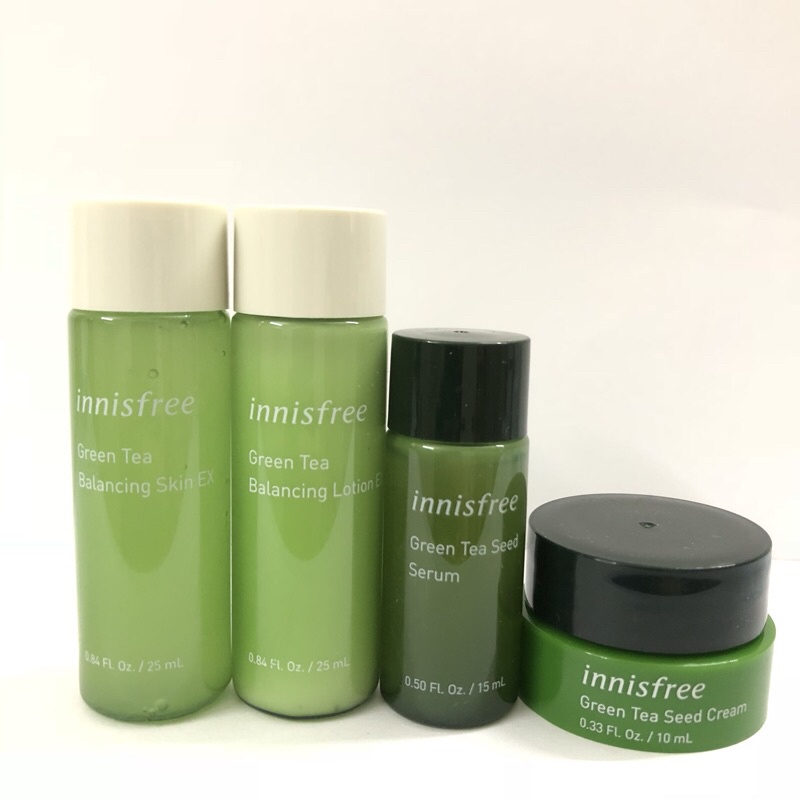 Set Kit 💖FREESHIP💖 Set dưỡng da trà xanh INNISFREE Green Tea Special Kit Mini