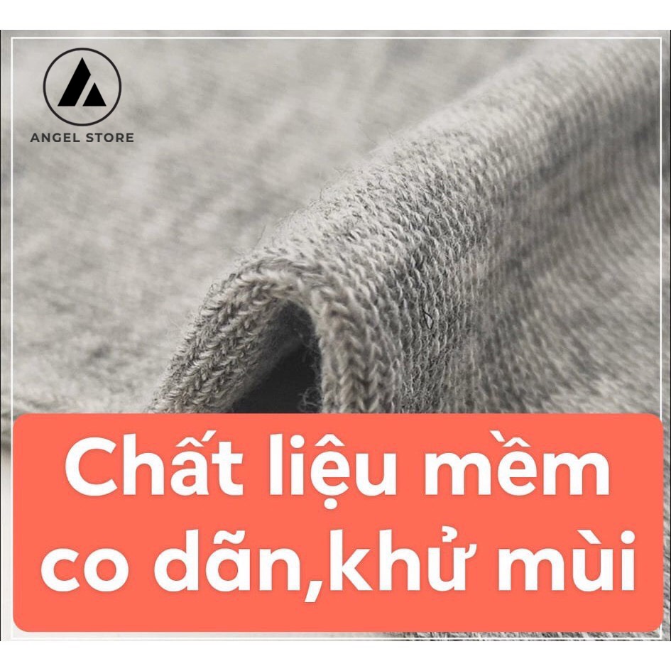 Tất nam AN SPORT, vớ nam chất thun cotton cổ ngắn thấm hút mồ hôi tốt thoáng khí hàng loại 1