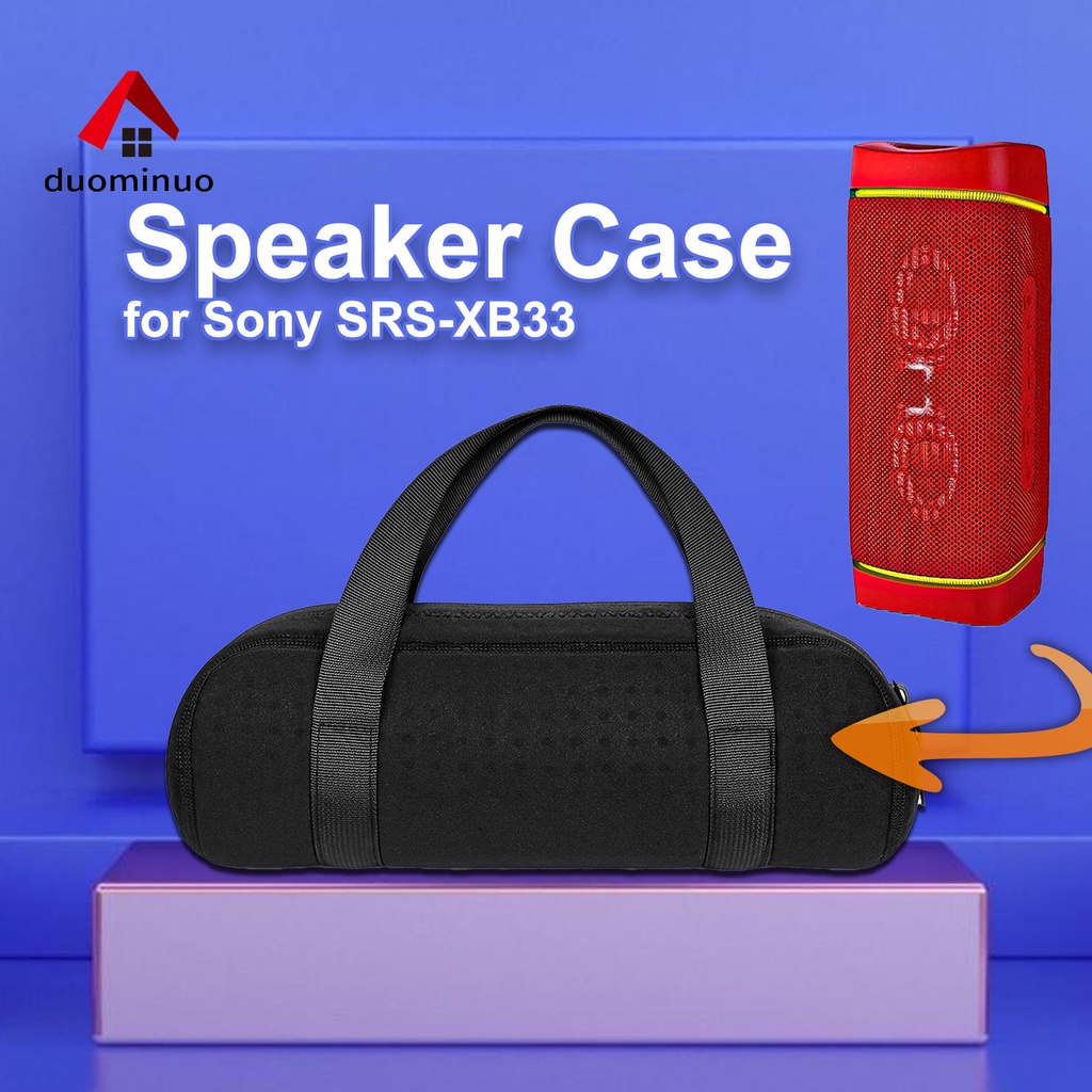 Túi Đựng Loa Dii Chống Sốc Màu Đen Cho Sony Srs-Xb33
