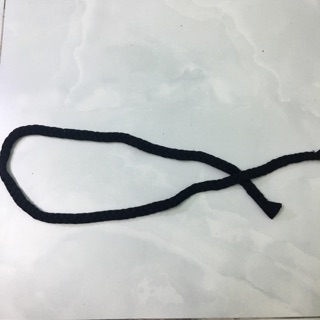 1 Sợi Dây Thắt 3 Múi Viền Áo, Làm Dây Áo Vải Thun Đen Co Giãn Dài 50-80cm Hàng Công Ty