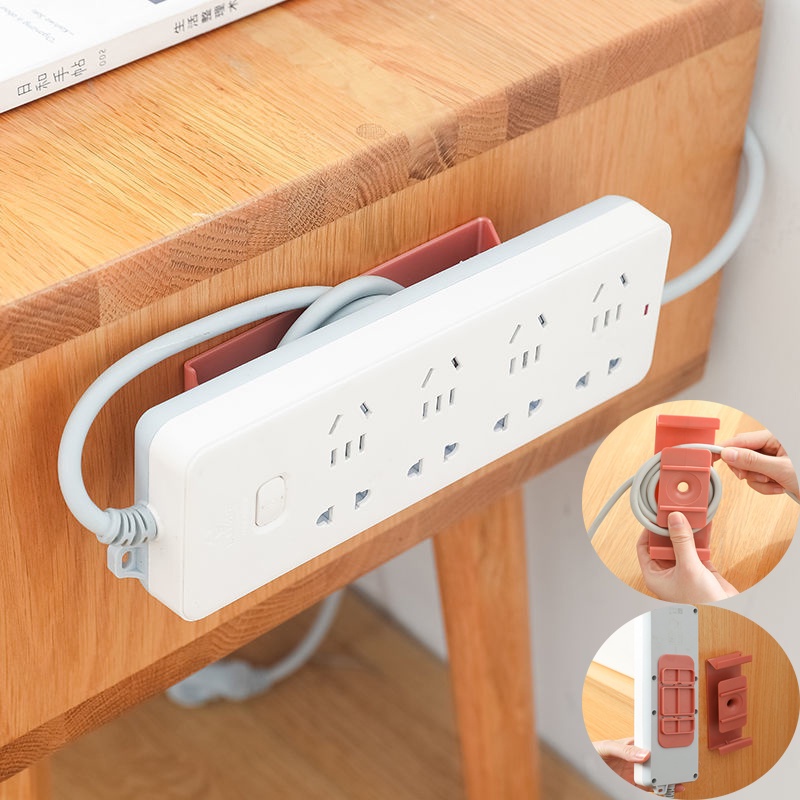 Giá Đỡ Ổ Cắm Điện Gắn Tường Tự Dính Tiện Dụng