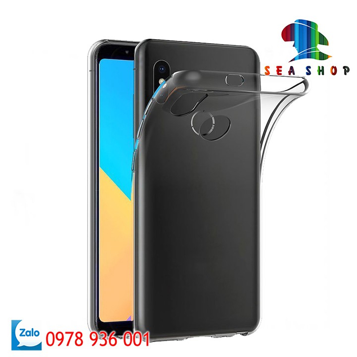Ốp lưng Xiaomi Mi A2 - Mi 6X silicon trong suốt