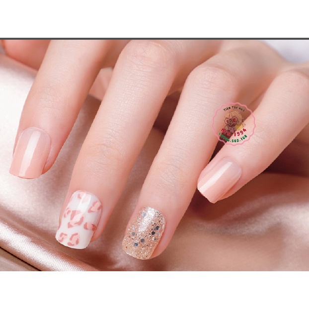 {Nailbox 328} - HỘP 30 MÓNG DÁN  GODDEED CAO CẤP HÀN QUỐC sẵn keo sau móng