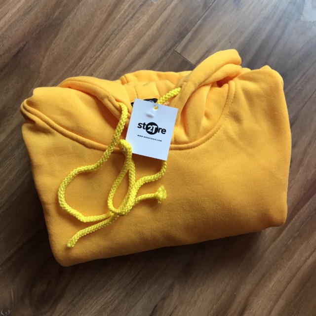 Áo hoodie unisex 2T Store H16 màu vàng hoa Mai - Áo khoác nỉ chui đầu nón 2 lớp dày dặn đẹp chất lượng | BigBuy360 - bigbuy360.vn