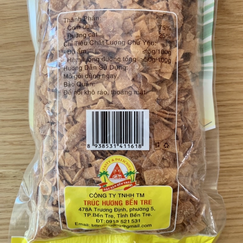 Mứt Dừa Sấy Khô Giòn Trường Thịnh 500g