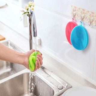 [❌XẢ KHO GIÁ SỐC❌]  Miếng rửa bát silicone đa năng kiêm lót tay, lau chùi có móc treo 1610 bảo nhi shop