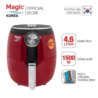 Nồi chiên nướng chân không magic korea a-802 4.6l - đỏ