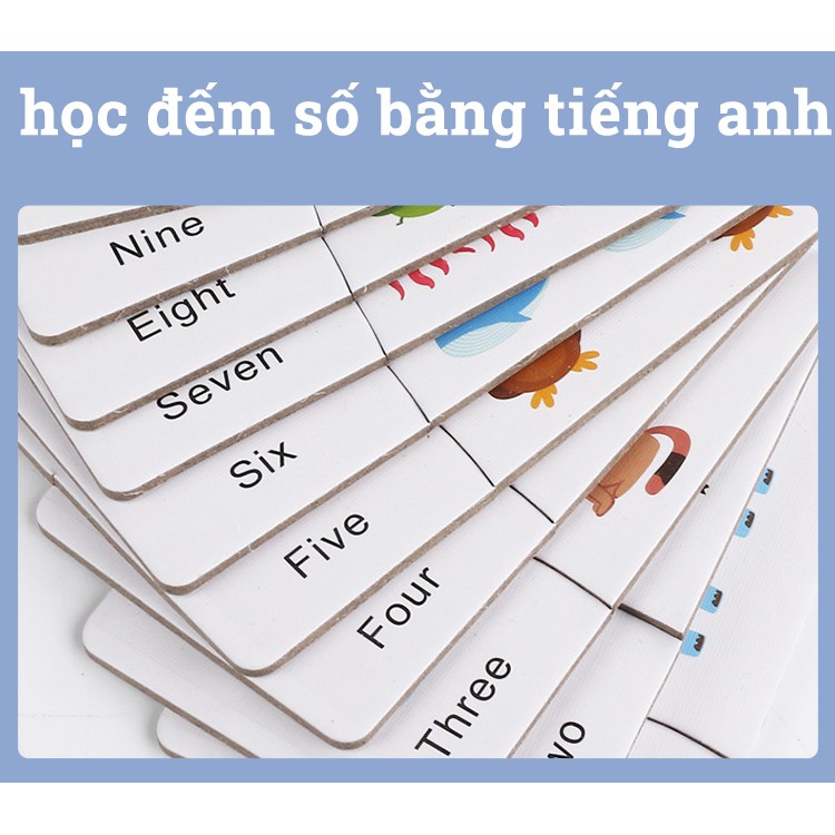 Đồ chơi gỗ que tính học toán cho bé, giáo cụ montessori thông minh từ 3 đến 6 tuổi