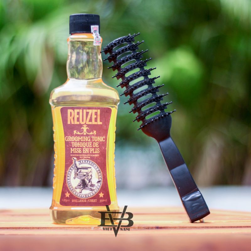 REUZEL TONIC 350ML - Chai xịt dưỡng tóc Reuzel Grooming Tonic 350ml Hà Lan + Tặng lược tao kiểu cao cấp Chaoba