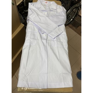 (Giảm sốc) Áo blouse bác sĩ dáng dài