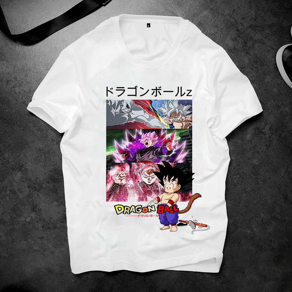 Áo thun form rộng unisex hình GoKu chất vải đẹp2019ts778