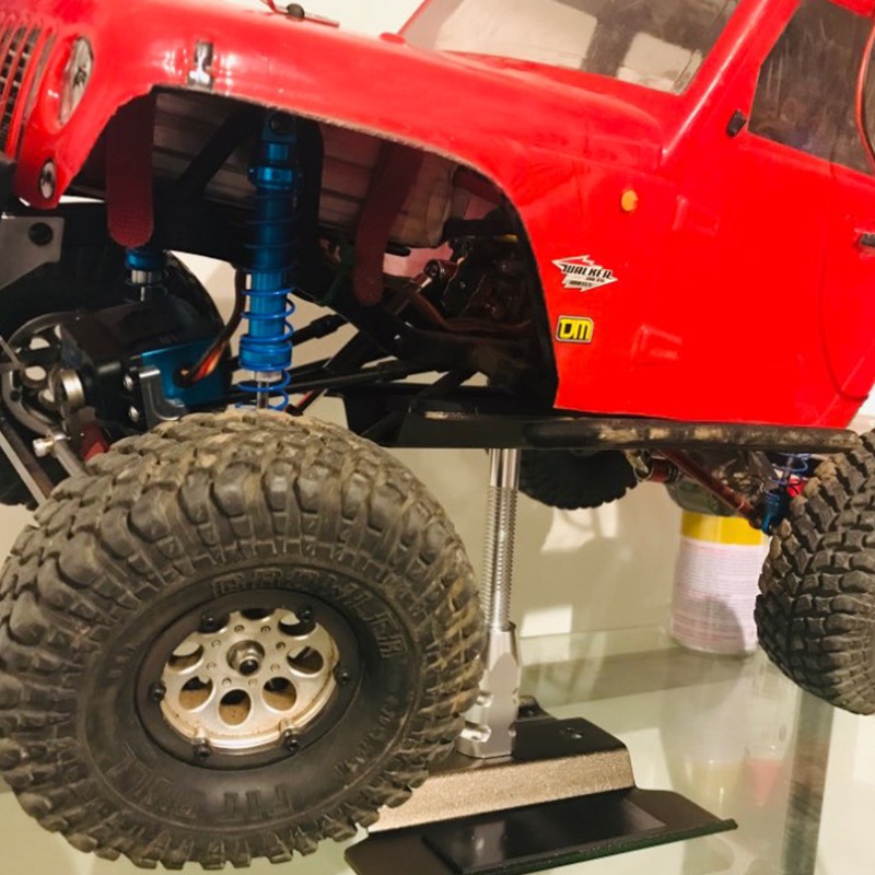 Giá Đỡ Kim Loại Xoay 360 Độ Cho Mô Hình Xe Hơi Điều Khiển Từ Xa 1 / 8 1 / 10 1 / 12 1 / 16