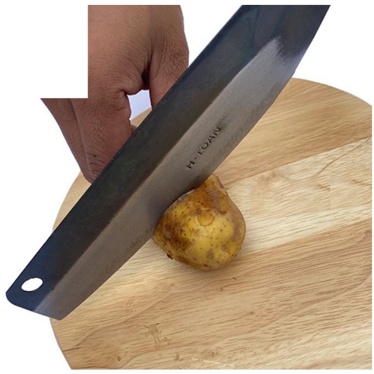 Dao Thái Thịt Siêu Bén RÈN THỦ CÔNG cán gỗ