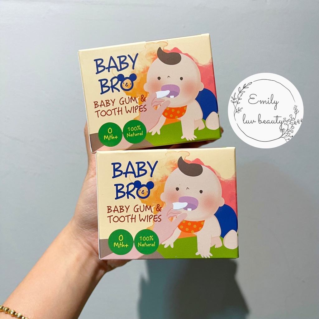 Kem Đánh Răng Vị Trái Cây / Gạc Rơ Lưỡi cho bé cưng Baby Bro Hàn Quốc