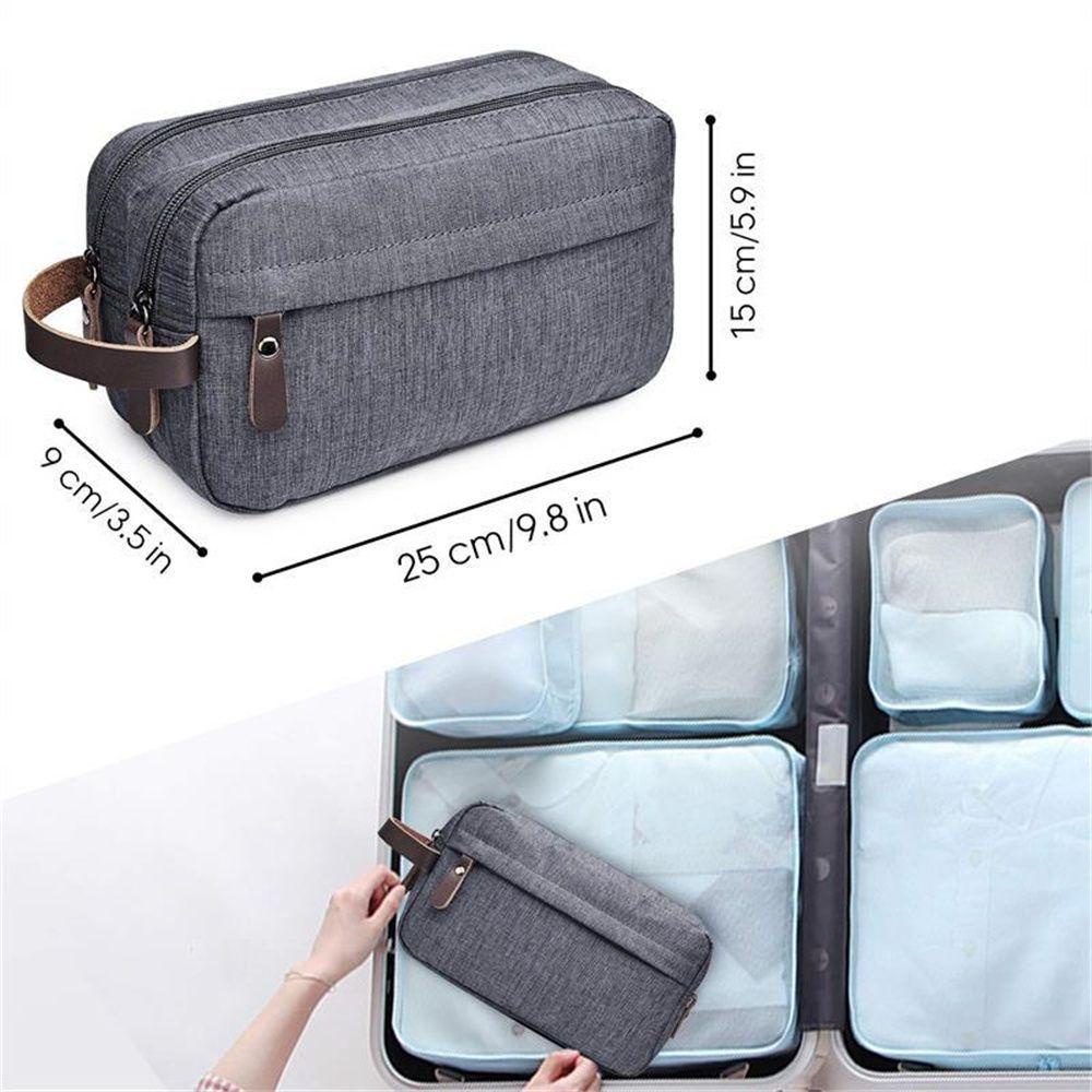 .Túi Đựng Bút / Mỹ Phẩm Tiện Dụng Mang Đi Du Lịch Giá Đỡ