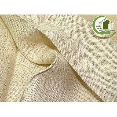 1 mét vải bố thô khổ 1,2m - vải làm túi xách, phông nền chụp hình ảnh, trang trí
