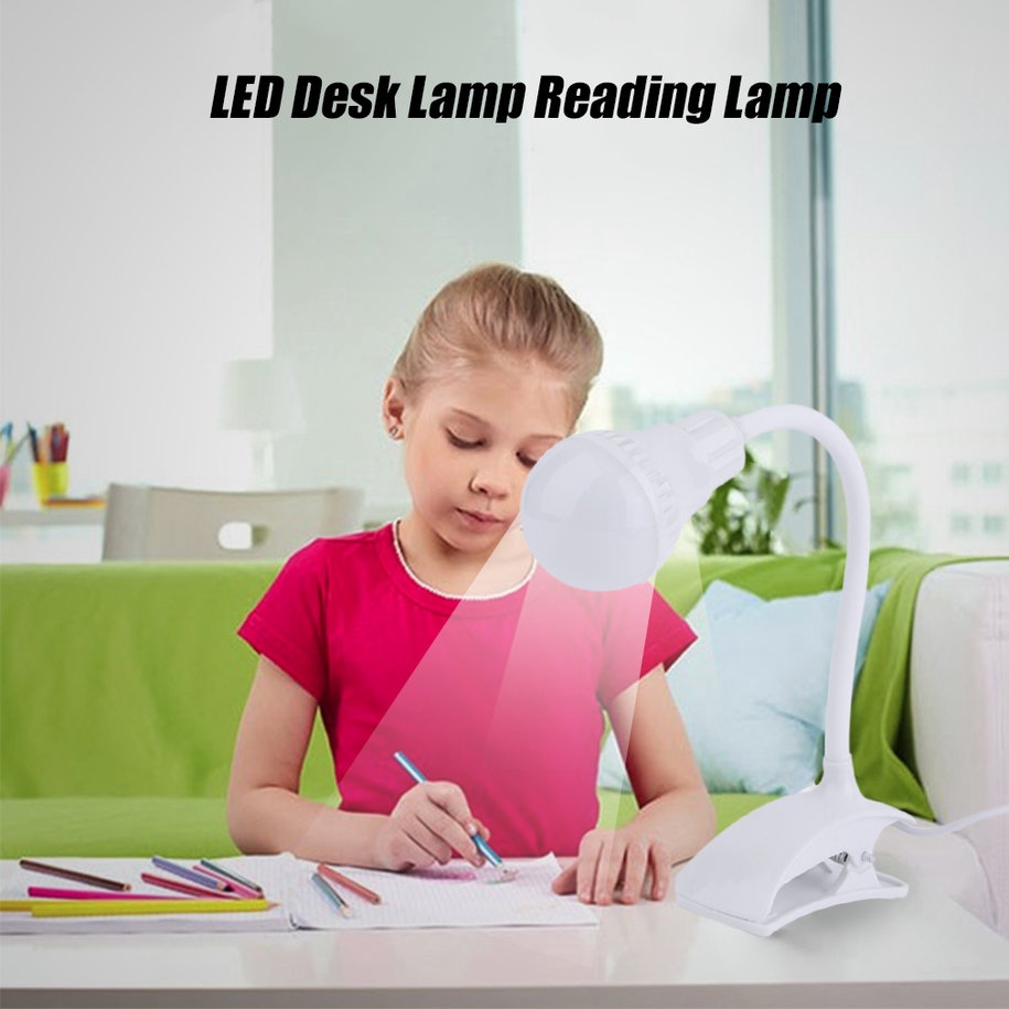 Đèn LED kẹp bàn dùng đọc sách