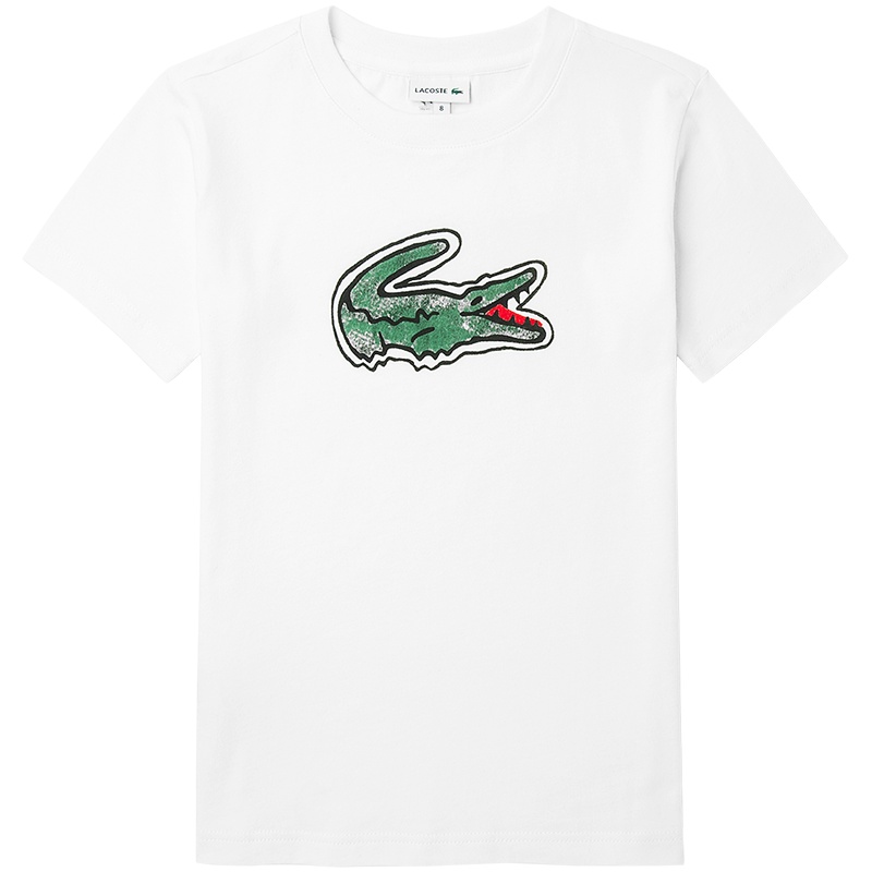 Áo Thun Tay Ngắn In Hình Cá Sấu LACOSTE Thời Trang Dành Cho Trẻ Em