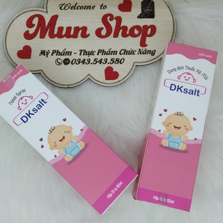 Dung dịch vệ sinh mũi dksalt baby chai 70ml