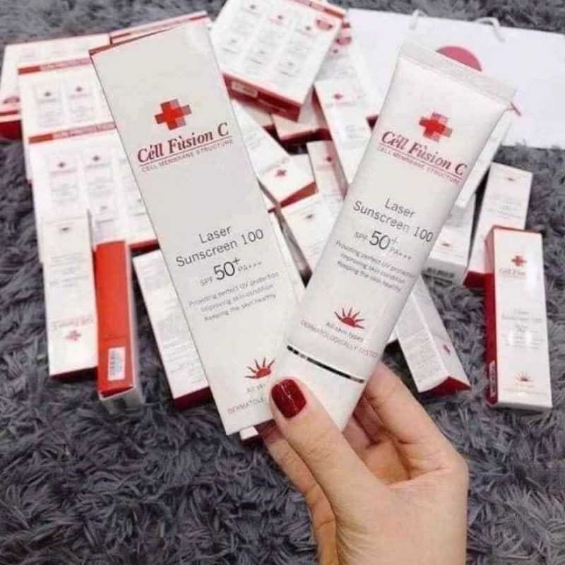 ✨𝙁𝙧𝙚𝙚𝙨𝙝𝙞𝙥✨Kem Chống Nắng Cell Fusion C Laser Sunscreen 100 SPF50+/PA+++ 50ml