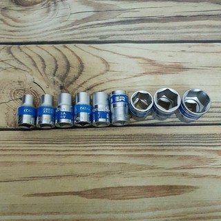 Đầu tuýp 1/2" ngắn lẻ đủ số