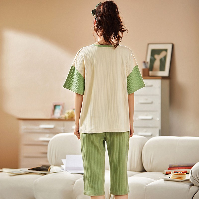 Bộ Đồ Ngủ Ngắn In Họa Tiết Dễ Thương Cho Nữ | BigBuy360 - bigbuy360.vn