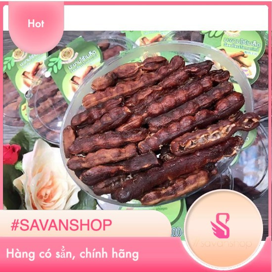 【Hàng Thái】 Me tách hạt thái lan Seedless Tamarind 200g hộp tròn tem xanh