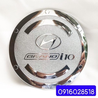Ốp nắp bình xăng xe hyundai i10 hatback loại dày mạ crom