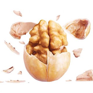 Quả óc chó mỏng vỏ - nhân vàng - 500g