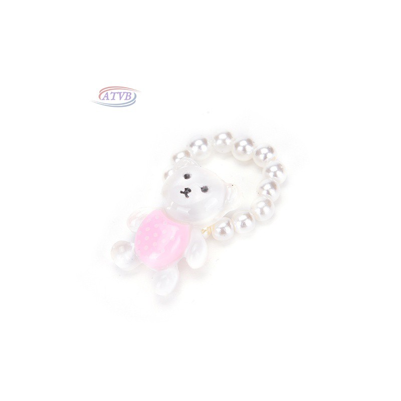 Bộ dây chuyền , vòng tay và nhẫn đính ngọc trai xinh xắn cho bé gái