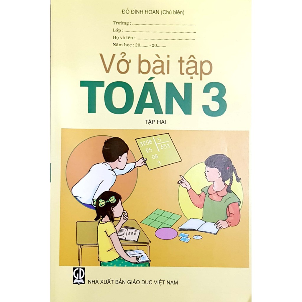 Sách - Vở bài tập Toán 3 tập hai